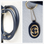 Gucci Sukey Navy Blue Guccissima Leather and Light Gold Hardware #RYKL-1 - Image 16