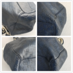 Gucci Sukey Navy Blue Guccissima Leather and Light Gold Hardware #RYKL-1 - Image 11