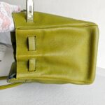 Hermes Birkin 35cm Green Clemence Leather with Palladium Plated Hardware #RSKT-1 - Image 17