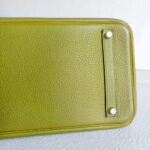 Hermes Birkin 35cm Green Clemence Leather with Palladium Plated Hardware #RSKT-1 - Image 19