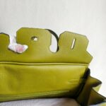 Hermes Birkin 35cm Green Clemence Leather with Palladium Plated Hardware #RSKT-1 - Image 22