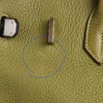 Hermes Birkin 35cm Green Clemence Leather with Palladium Plated Hardware #RSKT-1 - Image 39