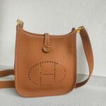 Hermes Evelyne Amazone 16cm Gold Clemence Leather with Gold Plated Hardware #RSOC-1 - Image 3