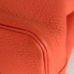 Hermes Garden Party 36cm PEach/Orange Leather with Palladium Hardware #RKCU-2 - Image 14