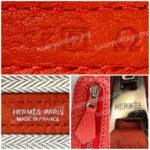 Hermes Garden Party 36cm PEach/Orange Leather with Palladium Hardware #RKCU-2 - Image 18