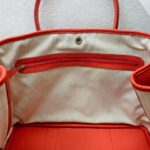 Hermes Garden Party 36cm PEach/Orange Leather with Palladium Hardware #RKCU-2 - Image 27
