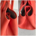 Hermes Garden Party 36cm PEach/Orange Leather with Palladium Hardware #RKCU-2 - Image 21