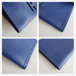 Hermes Jige Clutch Blue Sapphire Swift Leather #GULTS-4 - Image 11