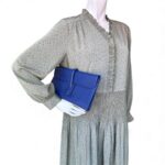 Hermes Jige Clutch Blue Sapphire Swift Leather #GULTS-4 - Image 23