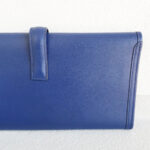 Hermes Jige Clutch Blue Sapphire Swift Leather #GULTS-4 - Image 6