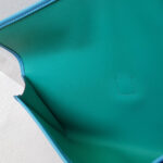 Hermes Jige Clutch Blue Swift Leather #RYLR-5 - Image 22