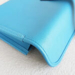Hermes Jige Clutch Blue Swift Leather #RYLR-5 - Image 13