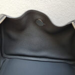 Hermes Lindy 26CM Ardoise Clemence Leather with Palladium-plated Hardware #RCYU-1 - Image 23