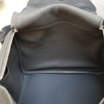 Hermes Lindy 26CM Ardoise Clemence Leather with Palladium-plated Hardware #RCYU-1 - Image 22