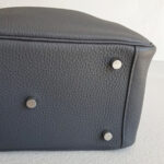 Hermes Lindy 26CM Ardoise Clemence Leather with Palladium-plated Hardware #RCYU-1 - Image 12