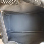 Hermes Lindy 26CM Ardoise Clemence Leather with Palladium-plated Hardware #RCYU-1 - Image 24