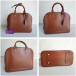 LV Alma PM Brown Epi Leather with Silver Hardware #RKYL-2 - Image 2