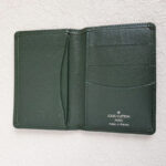 LV Card Holder Green Taiga Leather #RSLY-207 - Image 9