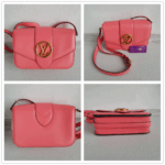 LV LV Pont 9 Pink Smooth Calf Leather with Gold Hardware #RKET-1 - Image 2