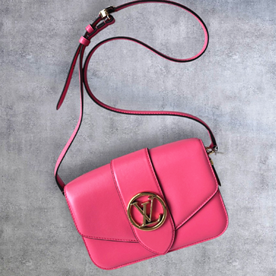 LV -LVPont9-Pink-Smooth-Calf-Leather-with-Gold-Hardware #RKET-1 (1) LV LV Pont 9 Pink Smooth Calf Leather with Gold Hardware #RKET-1