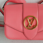 LV LV Pont 9 Pink Smooth Calf Leather with Gold Hardware #RKET-1 - Image 3