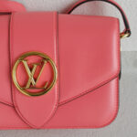 LV LV Pont 9 Pink Smooth Calf Leather with Gold Hardware #RKET-1 - Image 4