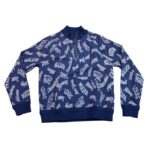 LV Men Blue Sweater Size M #RSLY-77
