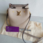 LV Nano Lock Me Bucket Galet Taurillon Leather with Gold Hardware #RYUS-1 - Image 2