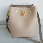 LV Nano Lock Me Bucket Galet Taurillon Leather with Gold Hardware #RYUS-1 - Image 3