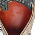 LV Papillon 26 Damier Ebene Coated Canvas with Leather And Gold Hardware #RSYU-1 - Image 21