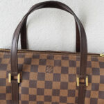 LV Papillon 26 Damier Ebene Coated Canvas with Leather And Gold Hardware #RSYU-1 - Image 19