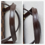 LV Papillon 26 Damier Ebene Coated Canvas with Leather And Gold Hardware #RSYU-1 - Image 17