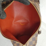 LV Papillon 26 Damier Ebene Coated Canvas with Leather And Gold Hardware #RSYU-1 - Image 23
