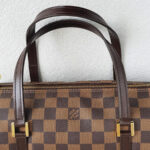 LV Papillon 26 Damier Ebene Coated Canvas with Leather And Gold Hardware #RSYU-1 - Image 18