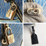 LV Speedy Bandouliere 25cm Blue Epi Leather with Silver Hardware #RCCK-2 - Image 25