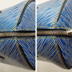 LV Speedy Bandouliere 25cm Blue Epi Leather with Silver Hardware #RCCK-2 - Image 12