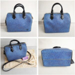 LV Speedy Bandouliere 25cm Blue Epi Leather with Silver Hardware #RCCK-2 - Image 2