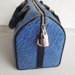 LV Speedy Bandouliere 25cm Blue Epi Leather with Silver Hardware #RCCK-2 - Image 7