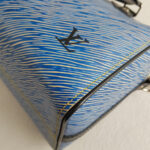 LV Speedy Bandouliere 25cm Blue Epi Leather with Silver Hardware #RCCK-2 - Image 16