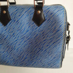LV Speedy Bandouliere 25cm Blue Epi Leather with Silver Hardware #RCCK-2 - Image 6
