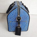 LV Speedy Bandouliere 25cm Blue Epi Leather with Silver Hardware #RCCK-2 - Image 8