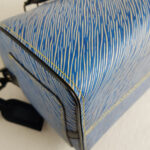 LV Speedy Bandouliere 25cm Blue Epi Leather with Silver Hardware #RCCK-2 - Image 18