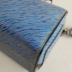 LV Speedy Bandouliere 25cm Blue Epi Leather with Silver Hardware #RCCK-2 - Image 15