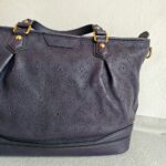 LV Stellar Purple Mahina Calf Leather with Gold Hardware Bag #RSTC-1 - Image 4