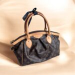 LV Tivoli PM Brown Monogram Canvas with Leather and Gold Hardware #RYKK-1