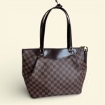 LV Westminster Brown Damier Ebene Coated Canvas with Leather and Gold Hardware #GUULE-1