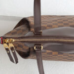 LV Westminster Brown Damier Ebene Coated Canvas with Leather and Gold Hardware #GUULE-1 - Image 9