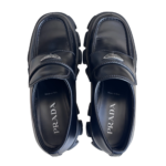 Prada Loafer Size 8 Black Leather Shoes #RSLY-19 - Image 5
