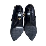Versace Ankle Boots Size 40 Black Leather Shoes #RKOY-14 - Image 8