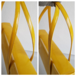 Cartier Vintage Bag Yellow Patent Leather with Gold Hardware #RSKL-2 - Image 15